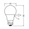 LED lemputė OSRAM, A60, E27, 5,5 W, 470 lm, 2700 K