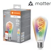 LEDVANCE SMART+ MATTER filamentinė daugiaspalvė klasikinė E40 4,8 W - E27 išmanioji lemputė