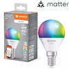 LEDVANCE SMART+ MATTER daugiaspalvė klasikinė P40 4.9W - E14 išmanioji lemputė