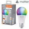 LEDVANCE SMART+ MATTER daugiaspalvė klasikinė A60 9W - E27 išmanioji lemputė