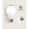 LEPRO 100090-DW-EU-6 LED lemputė, E27, A60, 8.5 W (60 W), 806 lm, 6500K (šalta balta), 180°, 6 vnt. rinkinys