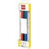 LEGO Stationary Geliniai Rašikliai (3 vnt.) - Raudonas, Mėlynas ir Juodas