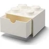 LEGO Brick 4 Desk Drawer balta