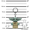LEGO Star Wars Baby Yoda raktų pakabukas su žibintuvėliu LGL-KE179