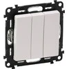 Legrand Triple Valena Life 10AX balta (752103)