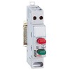 Legrand Button connection monostable dvigubas 1NO + 1NC elektros imtuvų LP 312 kontrolės, žalia raudona 412916