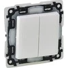 Legrand Valena Gyvosios žvakidės jungtis dvigubos hermetiškos IP44 10AX balta (752155)