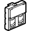 Legrand Adapteriai dvigubos KEYSTONE baltos jungtys (078610)