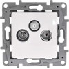 Legrand 764565 NILOE RTV-SAT antenos lizdas, 10 dB, baltas 764565