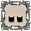 Legrand Dvigubas kompiuterio lizdas NILOE 2xRJ45 kt.6 UTP kremas - 664874