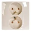 Legrand 764641 NILOE Lizdas double su/u compact 16 A 250 V su langinėmis kremas 764641