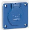 Legrand Kištukinis lizdas su įžeminimu IP44 mėlyna 2P + Z P17 (057671)
