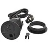 Legrand Baldinis lizdas DISQ 80 2p+su USB A+C kabelio lizdas 2,0 m juodas 654707