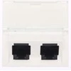 Legrand MoSAIC PC lizdas, dvivietis, RJ45, 5E, UTP, baltas (076502)