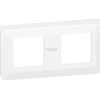 Legrand 277804L MOSAIC Dvigubas horizontalus rėmas - 2X2 modulis balta skirta 277804L laikikliui