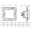 Legrand Niloe 764512 volo užrakto valdymo mygtukas