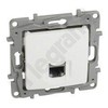 Legrand NILOE RJ45 kompiuterio lizdas, 6 kat. UTP baltas (764573)