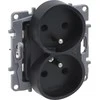 Legrand Nlonoe Selection Nest 2 x 2p + su - kelių kadrų (su anga, varžtas terminalai) antracitas 762242
