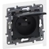 Legrand Nlonoe Selection Nest 2p + su IP44 16A 250V be diafragmos, varžtų terminalai antracitas 762261