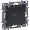 Legrand 762207 Niloe Selection Vieno mygtuko 6A antracitas 762207