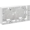 Legrand Paviršiaus montuojama dėžutė Legrand Niloe Step 863198 dviguba balta