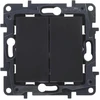 Legrand „Niloe Step“ dviejų pakopų jungiklis 10A - juodos spalvos 863508B