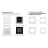 Legrand Niloe Step GN TV tipo F tipo žvaigždė 1,5 dB + RJ 45 kat. 6 UTP - balta 863177B