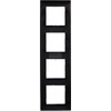 Legrand Niloe Step - keturvietis rėmelis 4x- juodos spalvos 863594