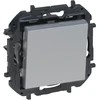 Legrand „Niloe Step“ laiptų jungiklis 10A - aliuminio spalvos 863306B