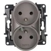 Legrand Niloe Step Power lizdas dviviesiems 2x2P + Z kadrams, sraigtiniams terminalams, su plienine kontaktine diafragma 86343434