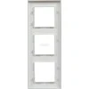 Legrand Niloe Step - trigubas rėmelis 3x- plieno spalva 863493