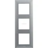 Legrand Niloe Step - trigubas rėmelis 3x- plieno spalva 863493