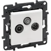 Legrand „Niloe Step“ TV-R-SAT lizdas, 10 db - balta spalva 863179B