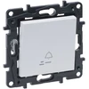 Legrand „Niloe Step“ vieno mygtuko 6A baltas apšvietimas 863110B
