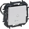 Legrand „Niloe Step“ vieno mygtuko 6A baltas apšvietimas 863110B