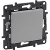 Legrand „Niloe Step“ vieno mygtuko rankenėlė 6A – aliuminio spalvos 863309B