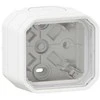 Legrand 069689L NEW PLEXO 55 Vienguba paviršinio montavimo dėžutė su membraniniu įvadu Balta 069689L