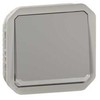 Legrand 069513L NAUJAS PLEXO 55 Laiptų jungiklis su apšvietimu, mechanizmas 10 AX - 250V AC, pilka 069513L