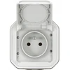 Legrand NOWE PLEXO Lizdas 2P+Z zaciski auto komplet potinkinis 16A - 250V AC balta 069870L