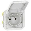 Legrand 069621L NAUJAS PLEXO 55 Lizdas 2P+Z automatinių gnybtų mechanizmas 16A - 250V AC baltas 069621L