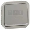 Legrand PLEXO55 2 polių jungiklis 10A 2 moduliai pilkas