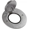 Legrand POKRYWA GNIAZD POJEDYNCZA OKRĄGŁA INOX - 089701