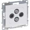 Legrand TV-R-2xSAT galinis antenos lizdas 1,5dB baltas [721170]
