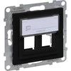 Legrand SUNO adapteris KEYSTONE dvigubas juodas 721445