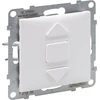Legrand SUNO - Roletų jungiklis - 6 AX - 250 V~ - 3 padėtys: aukštyn, žemyn, sustabdymas - tiesioginis roletų valdymas, baltas - Legrand 721139 hep