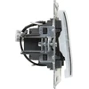 Legrand SUNO - Vieno mygtuko su pašvietimu - 6 A - 250 V ~ - Automatiniai terminalai, Juodi - Legrand 721410 Himp