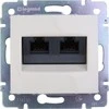 Legrand VANDENA Kreminio telefono lizdas 2xRJ45 5E UTP (774131)