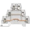Legrand 037151 3 lygių bėgelio jungtis 2,5 mm2 pilka „Viking“ 037151