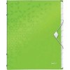 Leitz aplankas su elastine juostele 12 sekcijų A4 200k žalia 46340054 LEITZ WOW
