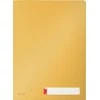 Aplankas vokelis Leitz Cosy Privacy su 3 skirtukais,L formos, A4, šiltai geltonos spalvos, 3 vnt.